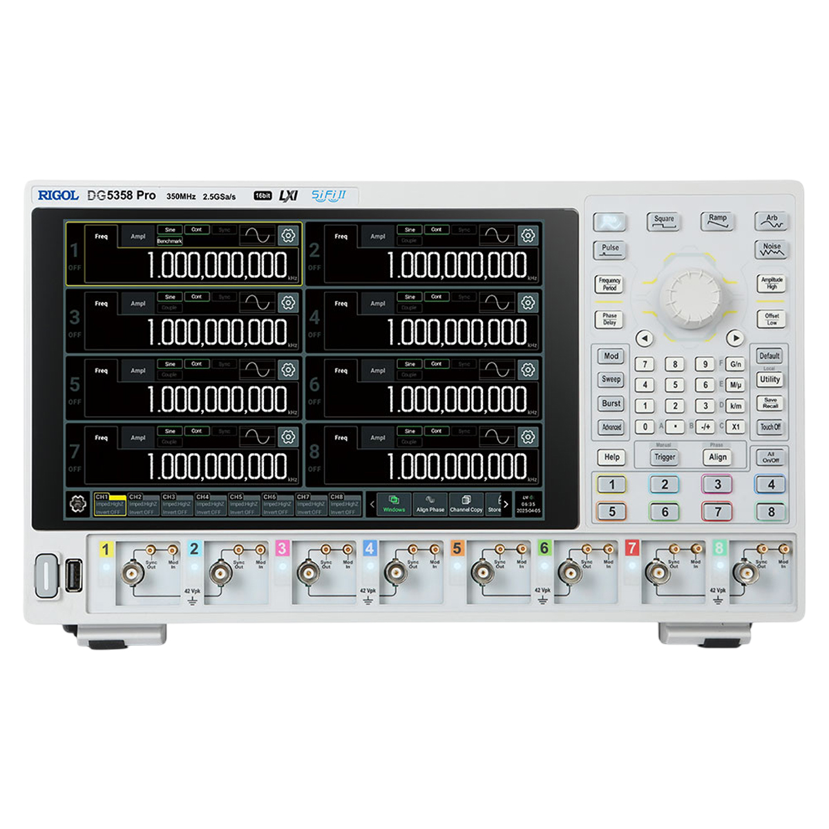 RIGOL DG5358 Pro - генератор сигналов произвольной формы