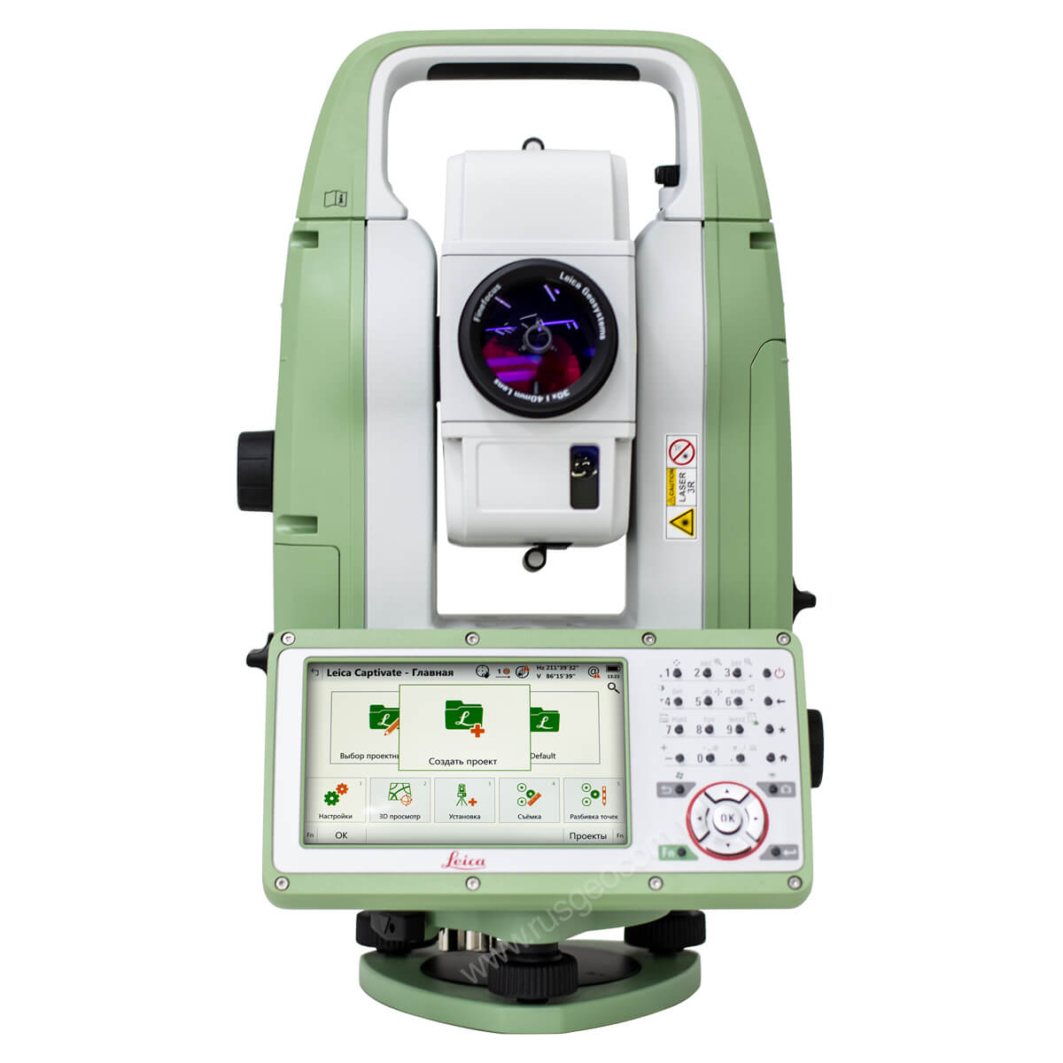 Тахеометр Leica TS10 R1000 Arctic (5"; EGL)