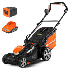 YARD FOX EL 4045 B SET 40V - аккумуляторная газонокосилка
