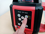 RGK SP-800 - ротационный нивелир (ротационный / красный луч / 800м с приемником / ±0,05 мм)