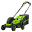 Greenworks GD24LM331 бесщеточная, 24V без АКБ и ЗУ - аккумуляторная газонокосилка
