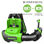 Воздуходувка аккумуляторная ранцевая Greenworks GD40BPG2 40V (281 км/ч) бесщеточная с АКБ 4 Ач с USB + ЗУ 2А