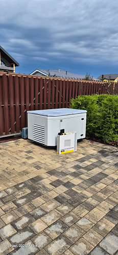 A-iPower A7000EAX в супертихом зимнем кожухе 1400SS RAL 7035