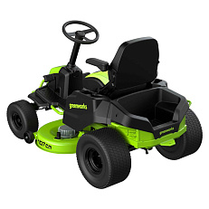 Greenworks GC82LT107 82V (107 см) - трактор садовый бесщеточный аккумуляторный с 6хАКБ 8 Ач + 3хЗУ G82C2