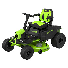 Greenworks GC82LT107 82V (107 см) - трактор садовый бесщеточный аккумуляторный с 6хАКБ 5 Ач + ЗУ GС82СР600