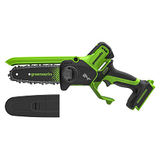 Greenworks G24CS15 24V (15см) без АКБ и ЗУ - аккумуляторная цепная пила