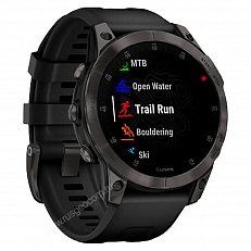 часы Garmin Epix (Gen 2) Sapphire Titan Black DLC